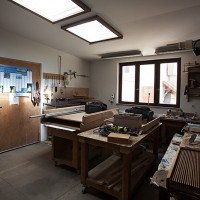 Espace dédié au travail sur les tuyaux