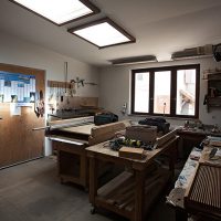 Espace dédié au travail sur les tuyaux